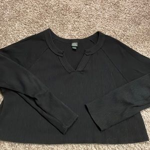 Wild Fable split neck henley